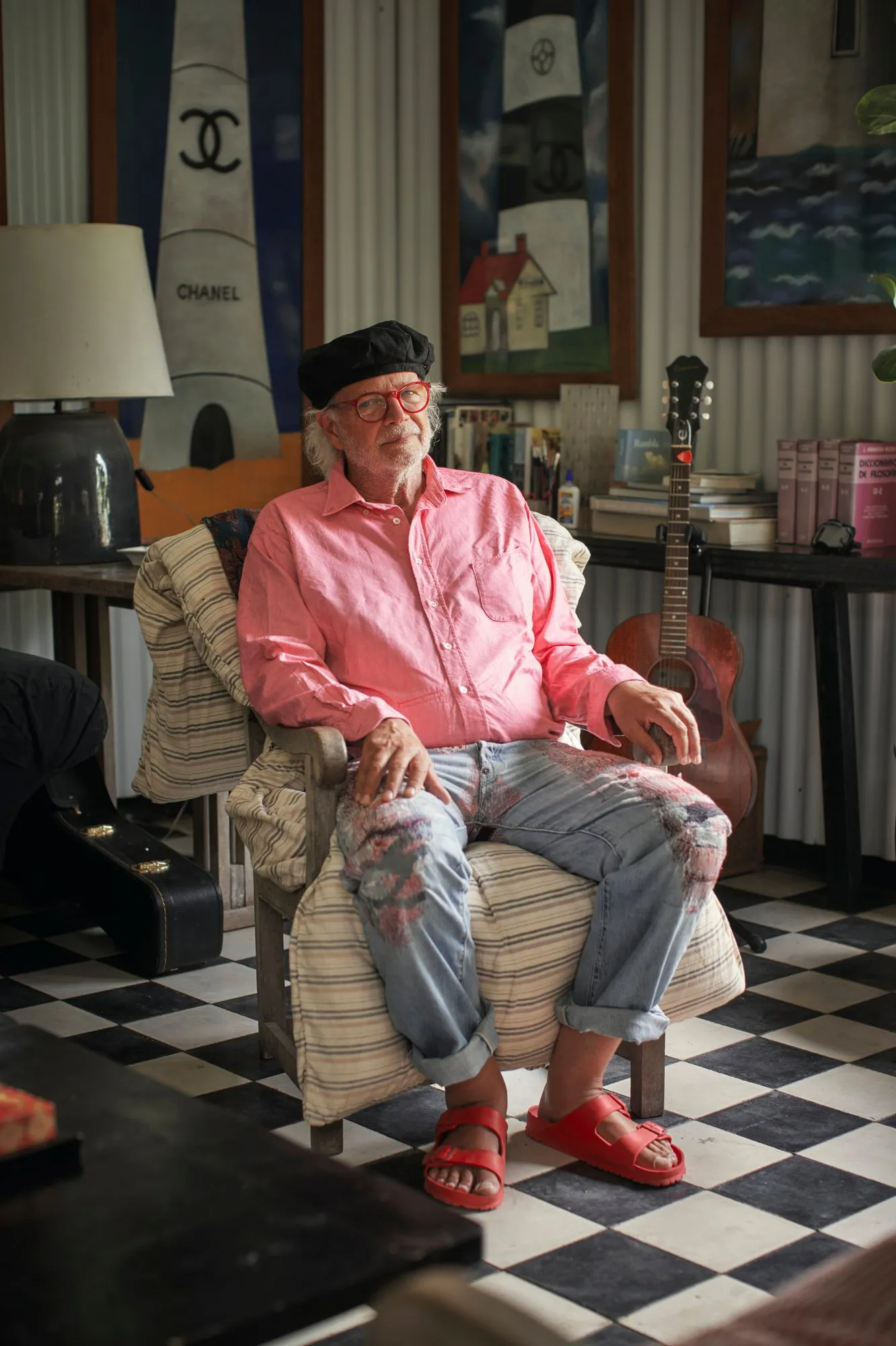 Nota para el Financial Times, fotografiando a Francis Mallmann y su casa en Garzón