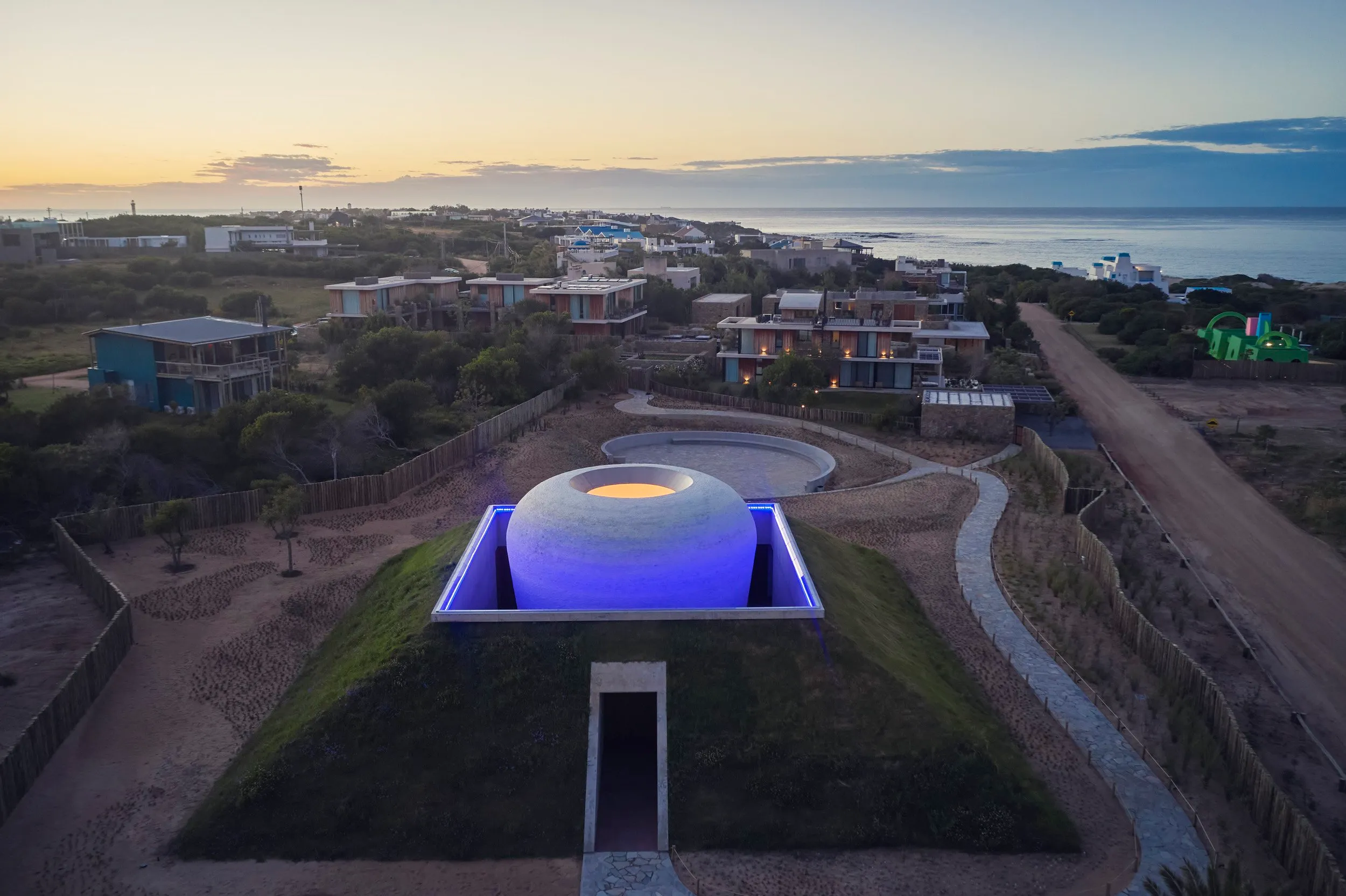 Nota para AD Germany, fotografiando la inauguración del Skyspace de James Turrell en José Ignacio, Maldonado, Uruguay