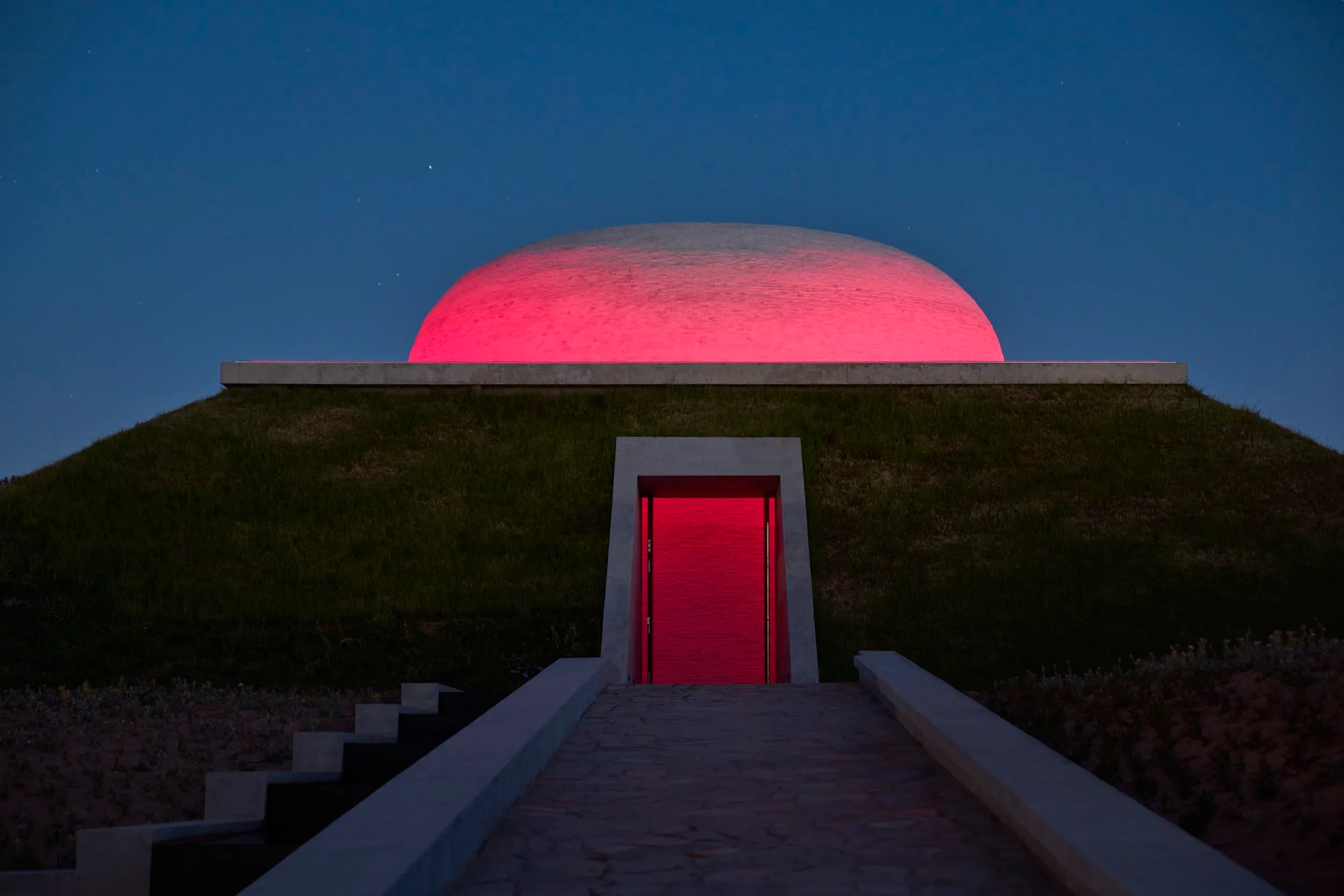 Nota para AD Germany, fotografiando la inauguración del Skyspace de James Turrell en José Ignacio, Maldonado, Uruguay